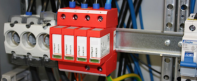 Über­spannungs­schutz bei Freiberger Energie-u.Gebäudetechnik GmbH in Moosthenning